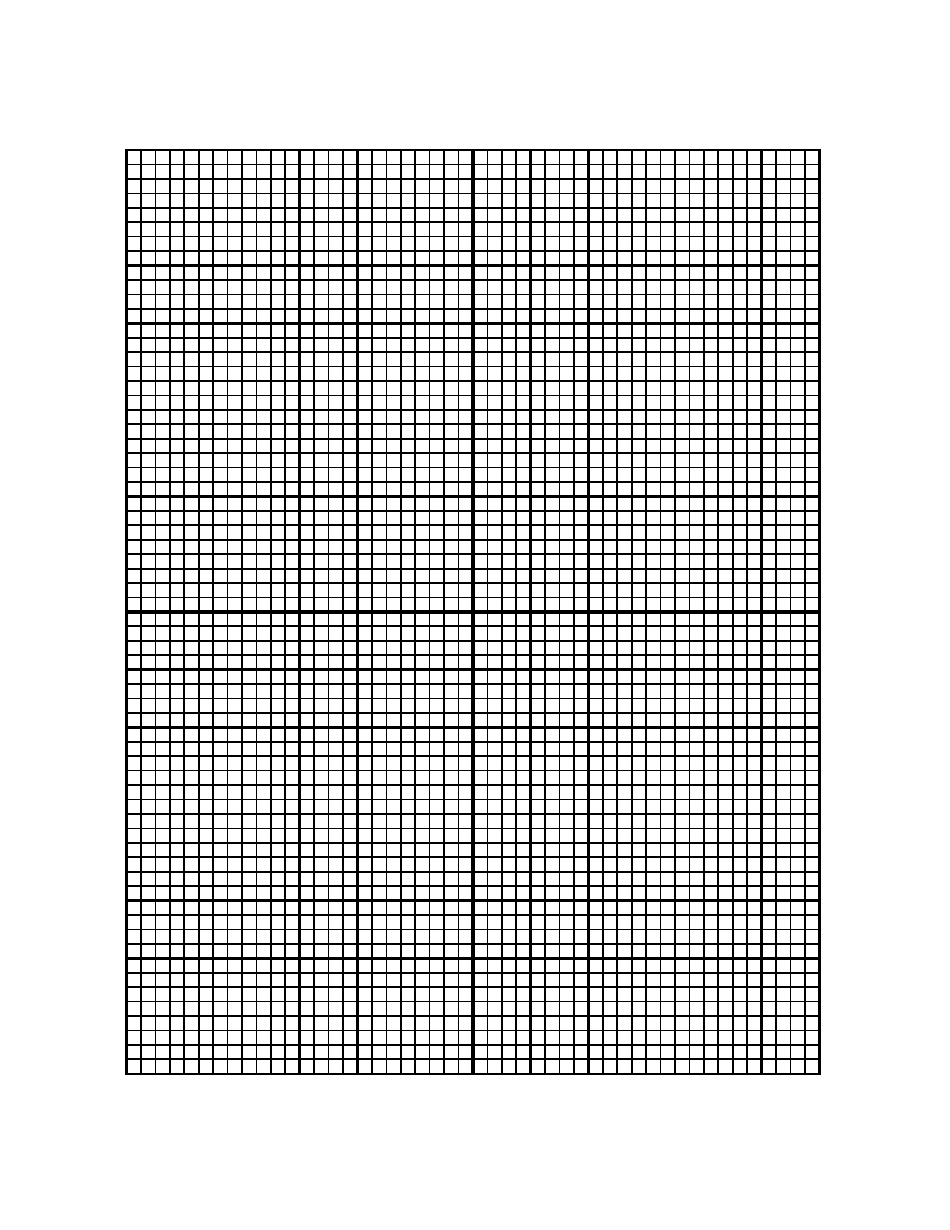 4x4 Grid Graph Paper With X-Y Axis - 8 Lines/Inch Preview