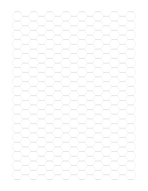 Hex Graph Paper Template