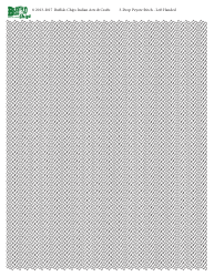 Document preview: 3-drop Peyote Stitch Beadwork Graph Paper - Left Handed