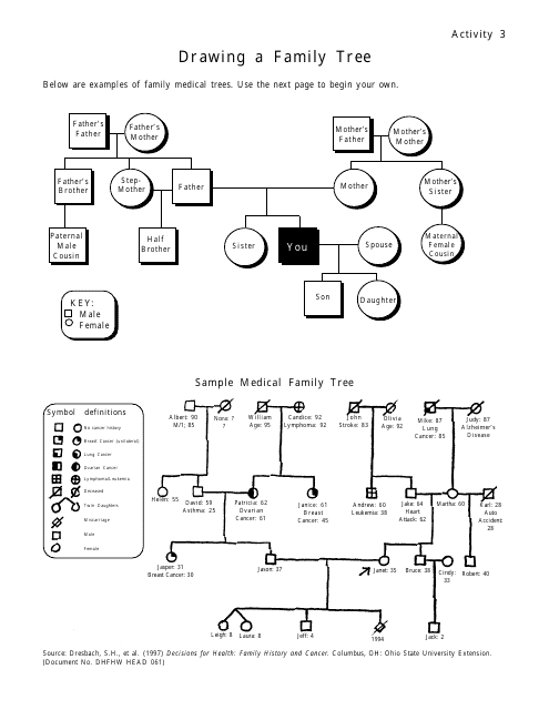 Medical Family Tree Template