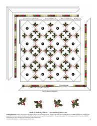 Holiday Memories Quilt Pattern Templates, Page 2