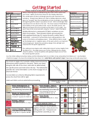 Holiday Memories Quilt Pattern Templates, Page 3
