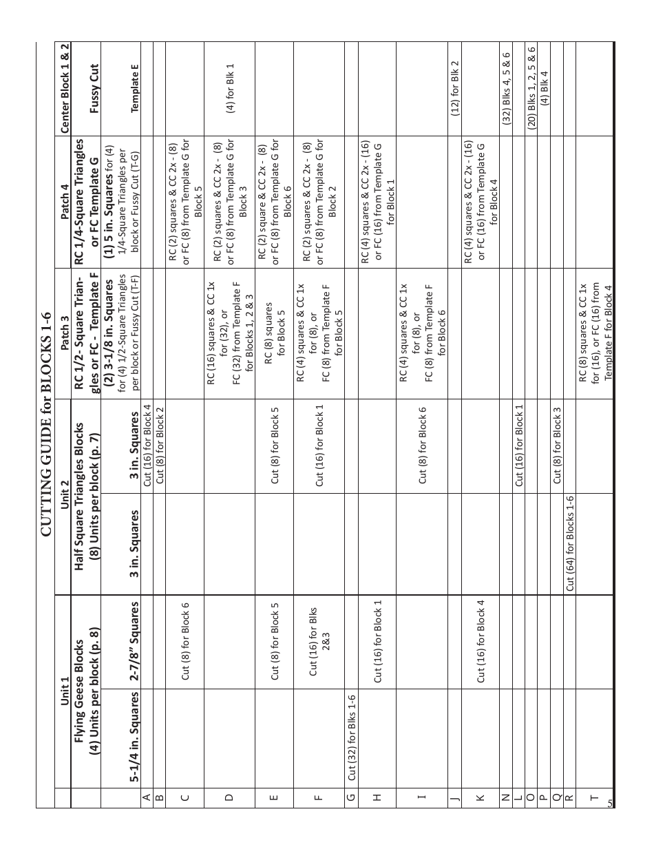 Holiday Memories Quilt Pattern Templates, Page 5