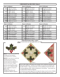 Holiday Memories Quilt Pattern Templates, Page 6