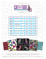 Cool Cats Quilt Pattern, Page 2