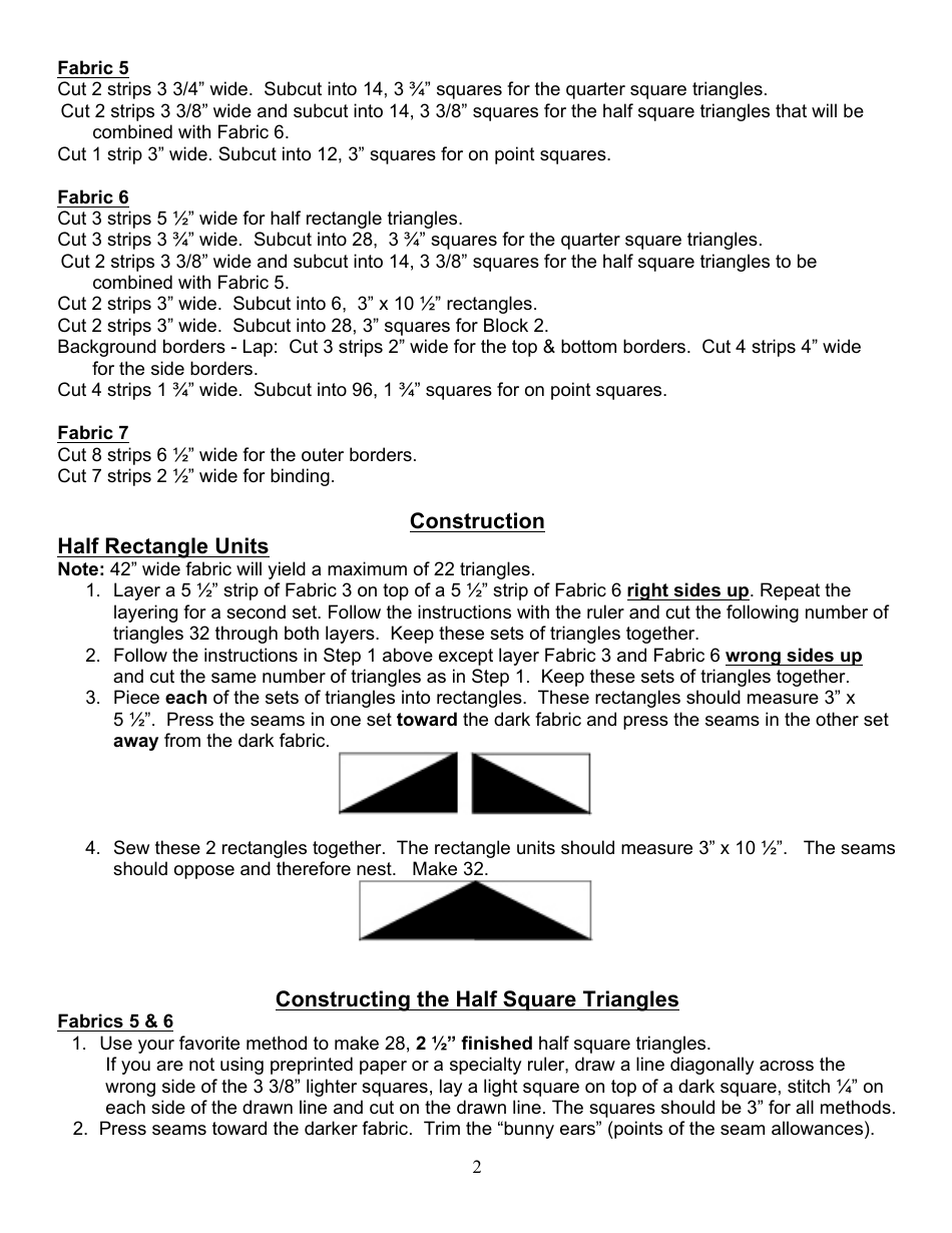Cool Cats Quilt Pattern, Page 4