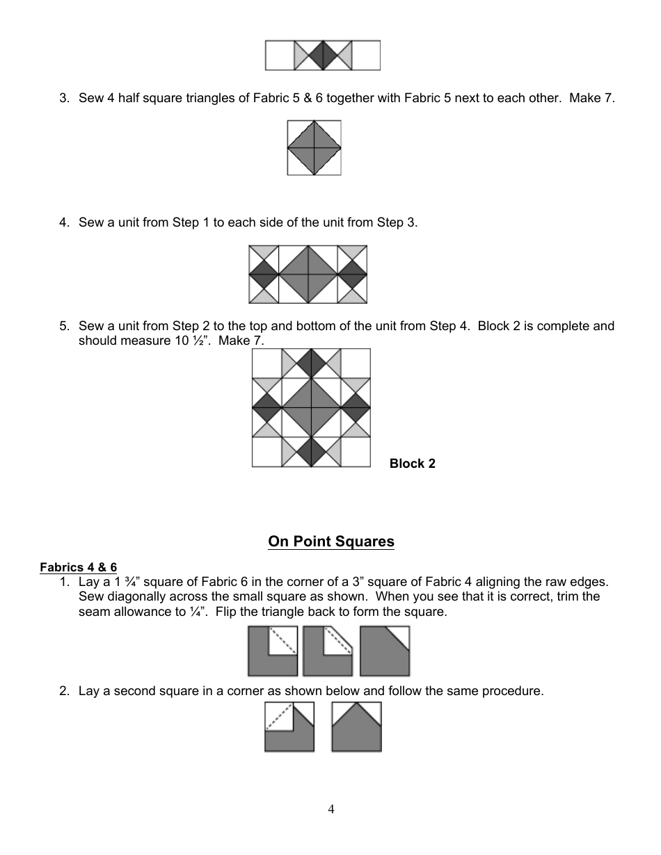 Cool Cats Quilt Pattern, Page 6