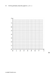Math Exam Questions: Drawing Linear Graphs - Corbettmaths, Page 13