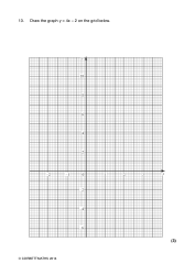 Math Exam Questions: Drawing Linear Graphs - Corbettmaths, Page 14