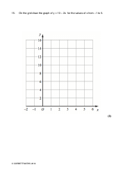 Math Exam Questions: Drawing Linear Graphs - Corbettmaths, Page 16