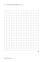 Math Exam Questions: Drawing Linear Graphs - Corbettmaths, Page 20