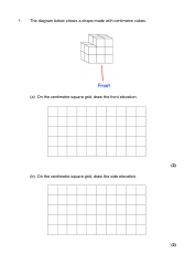 Math Exam Questions: Views and Elevations, Page 2