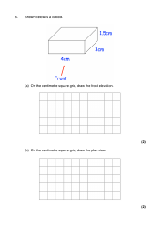Math Exam Questions: Views and Elevations, Page 6