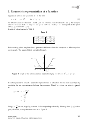 Helm Workbook Section 2.2: Graphs of Functions and Parametric Form, Page 7