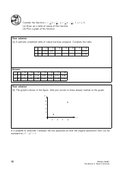 Helm Workbook Section 2.2: Graphs of Functions and Parametric Form, Page 8