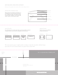 No. 10 Mailing Envelope Template, Page 4