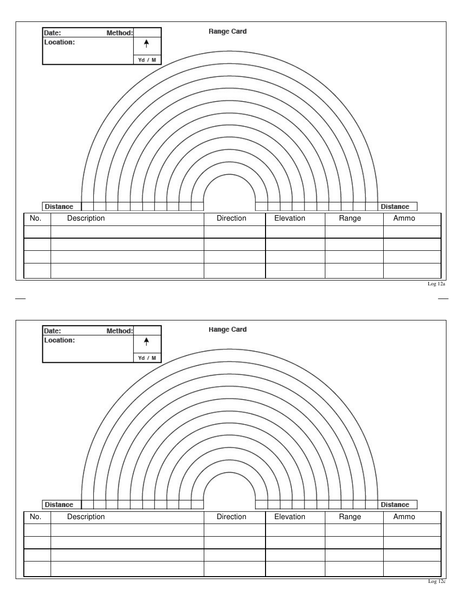 Precision / Sniper Log Book Notes, Page 25