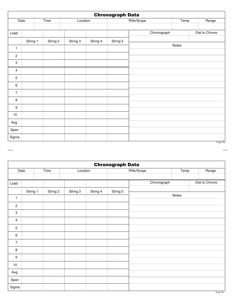 Precision / Sniper Log Book Notes, Page 41