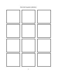 Decimal Squares (Whole)