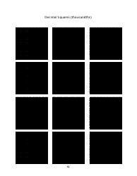 Decimal Squares (Whole), Page 4