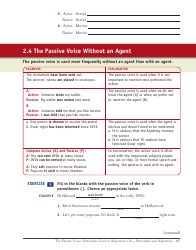 English Grammar Lesson: the Passive Voice; Participles Used as Adjectives; Get + Participles and Adjectives, Page 7