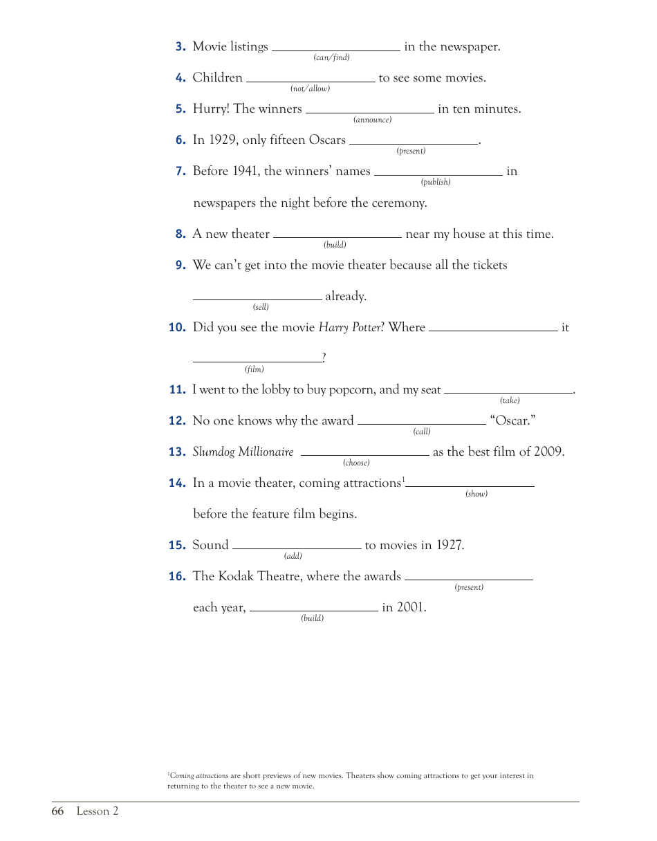English Grammar Lesson: the Passive Voice; Participles Used as Adjectives; Get + Participles and Adjectives, Page 8