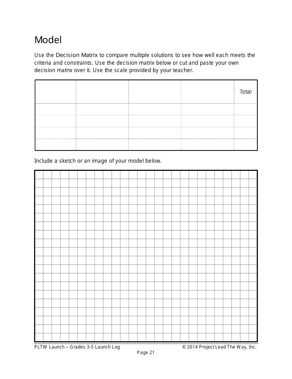Pltw Launch - Grades 3-5 Launch Log, Page 25
