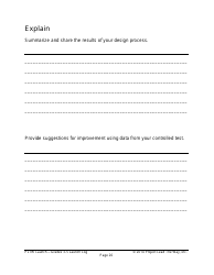 Pltw Launch - Grades 3-5 Launch Log, Page 30