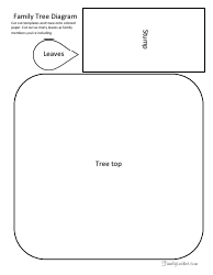 Document preview: Family Tree Diagram Template