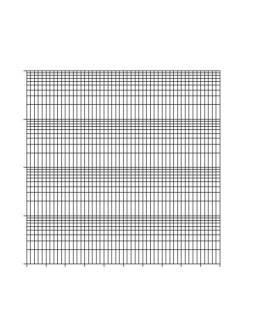Semi-log Graph Paper Template