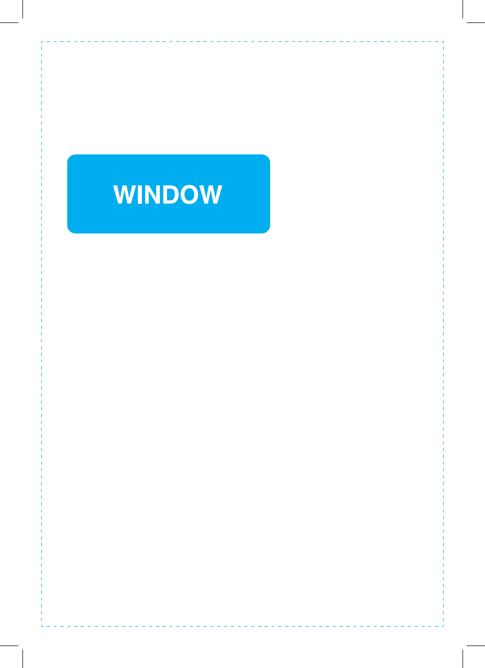 Envelope Template (With Window) - Blue, Page 1