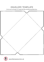 Document preview: Diy Envelope Template