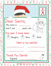 Document preview: Santa's Letter and Envelope Templates