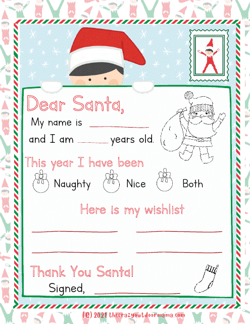 Santa's Letter and Envelope Templates