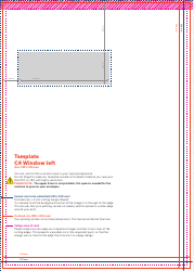 Document preview: C4 Window Left Envelope Template