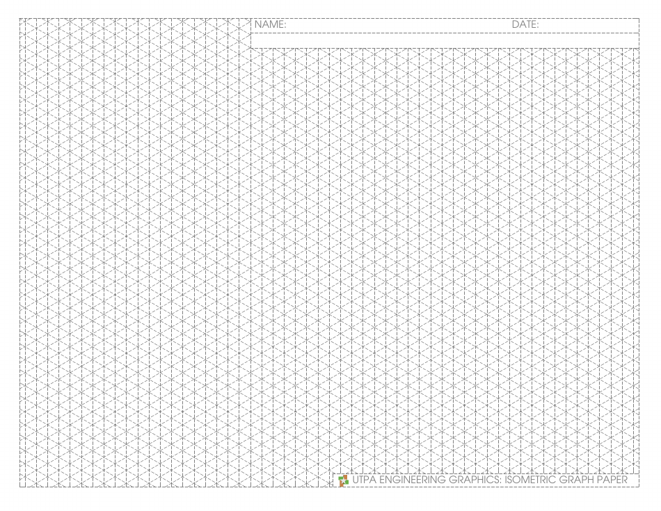 Isometric Graph Paper Sheet Download Printable Pdf Templateroller 5197