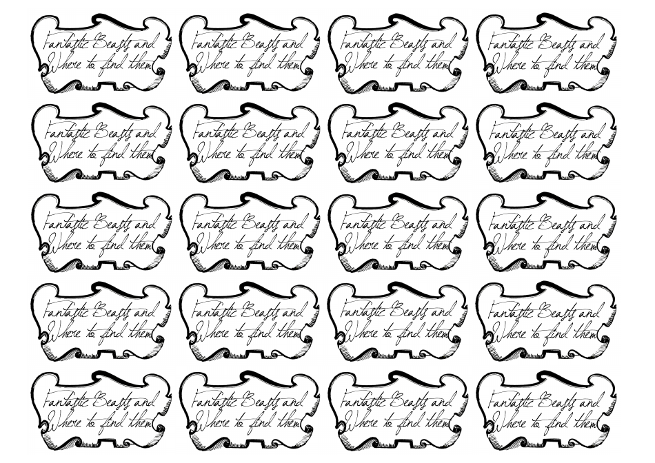 Hogwarts Letter and Envelope Templates, Page 13