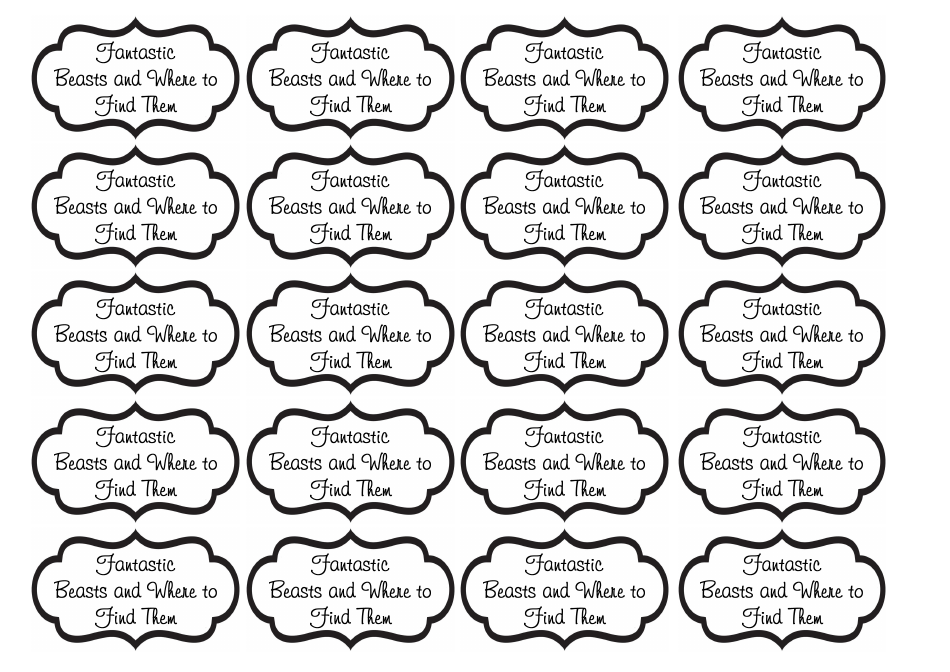 Hogwarts Letter and Envelope Templates, Page 21