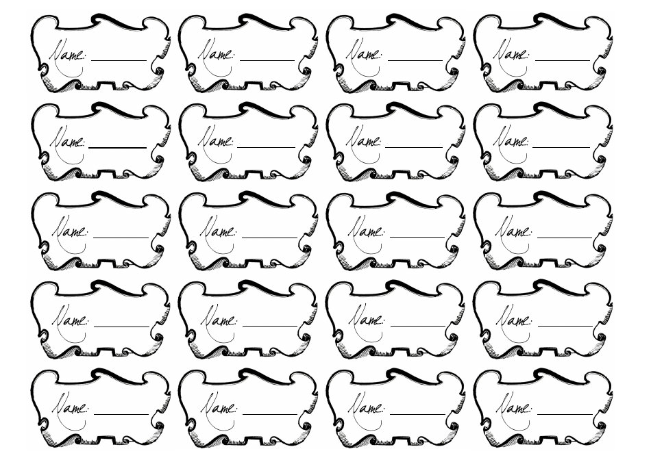 Hogwarts Letter and Envelope Templates, Page 8