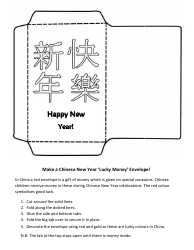 Document preview: Chinese New Year Lucky Money Envelope Template