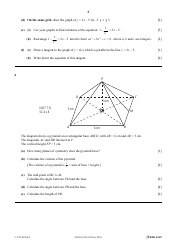October/November 2005 University of Cambridge International Examinations: Mathematics Paper 4 (Extended), Page 5