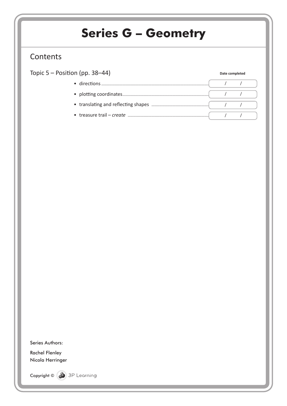 Mathletics Series G: Geometry - 3p Learning, Page 4