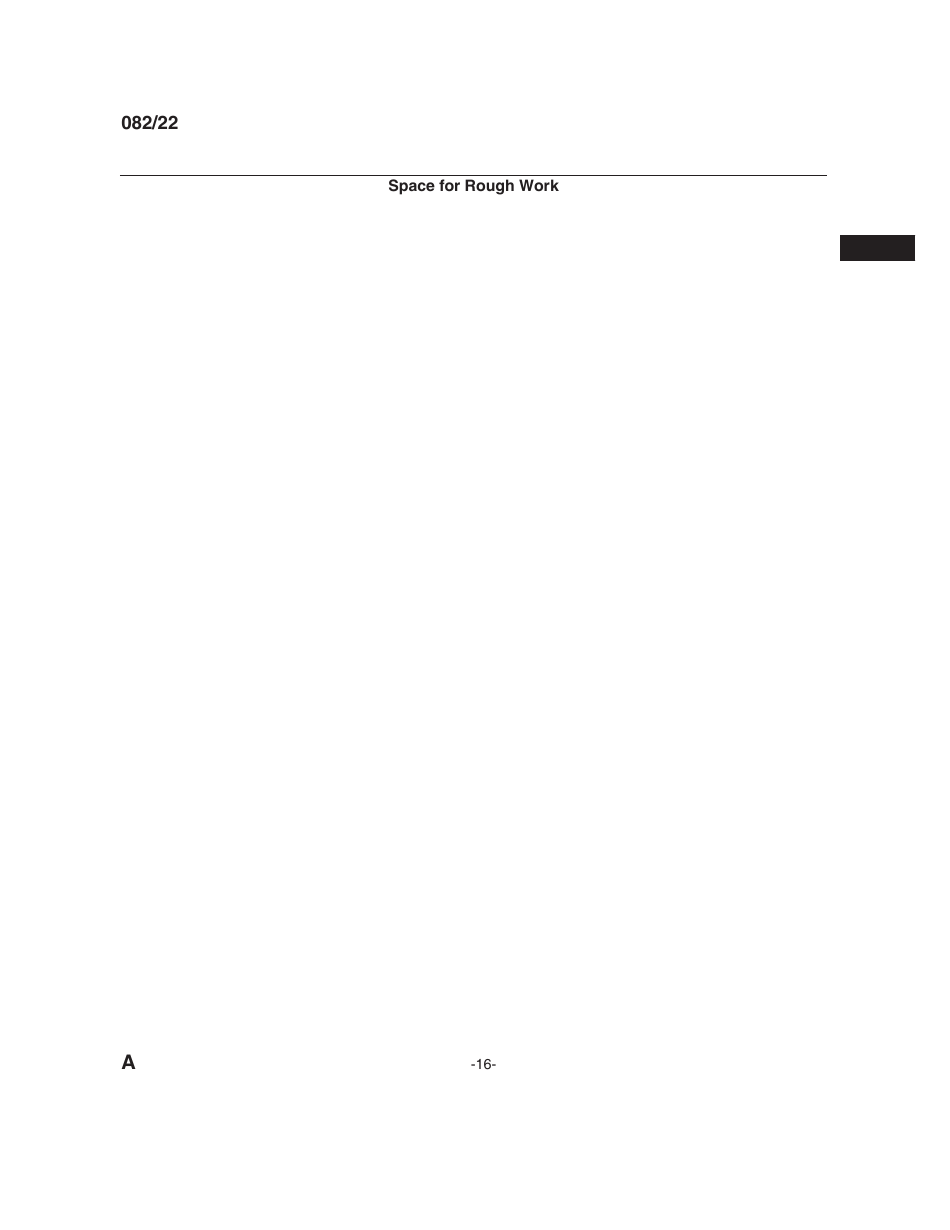 082 / 22 Question Booklet Alpha Code a, Page 16