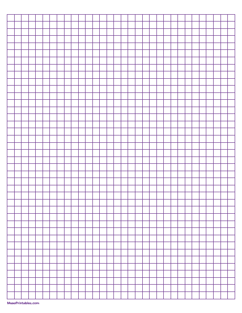 1/4 Inch Purple Graph Paper