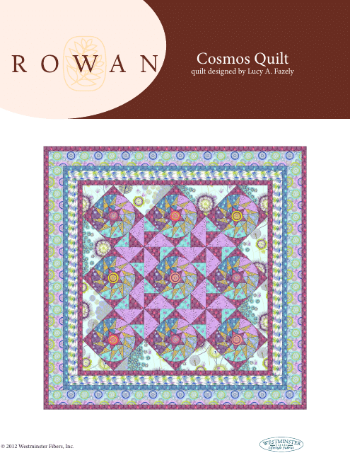 Cosmos Quilt Pattern Templates - Preview