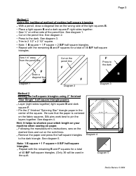 Bountiful Stars Quilt Pattern, Page 6