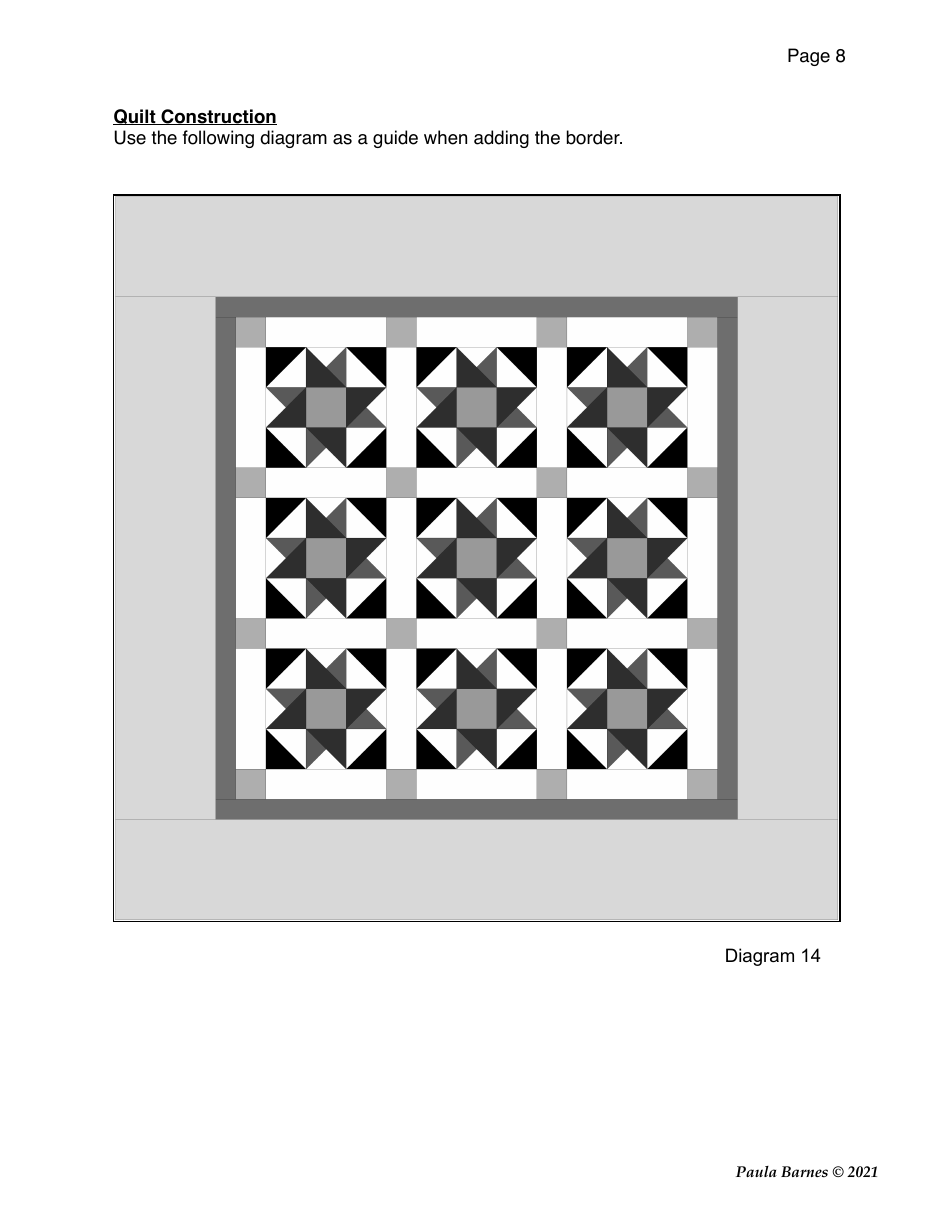 Bountiful Stars Quilt Pattern, Page 9