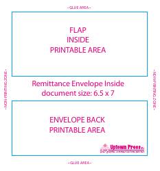 Document preview: Remittance Envelope Template - Inside