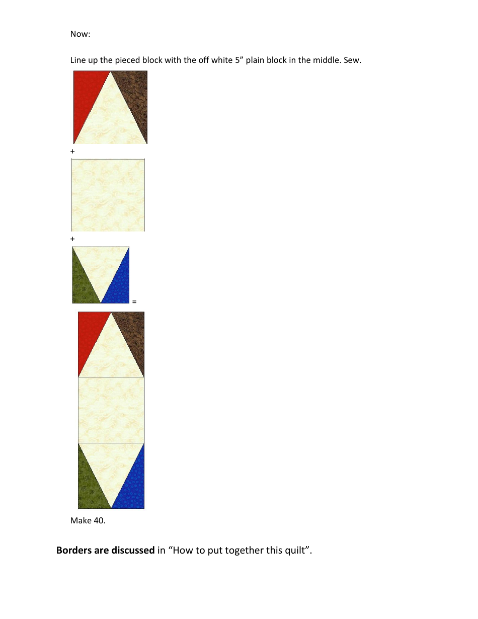 Blades of Color Quilt Pattern Templates, Page 14