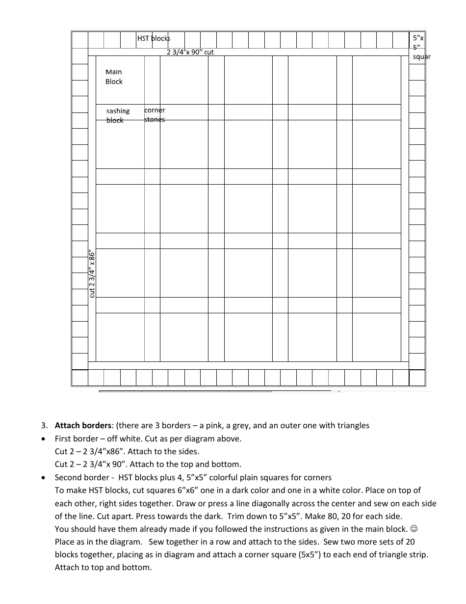 Blades of Color Quilt Pattern Templates, Page 16